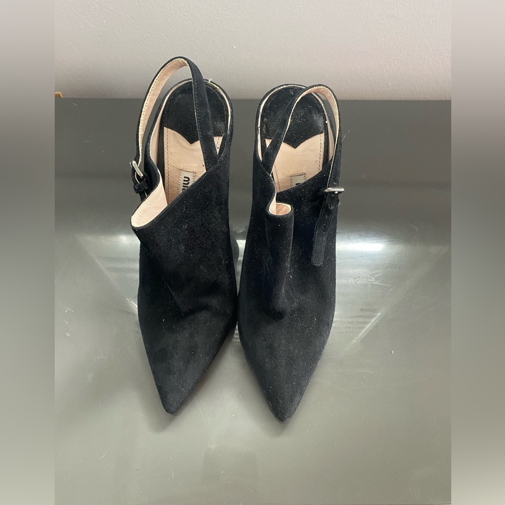 Miu Miu High Heels, Size 38 Eu= Size 7 Us, Heels … - image 3